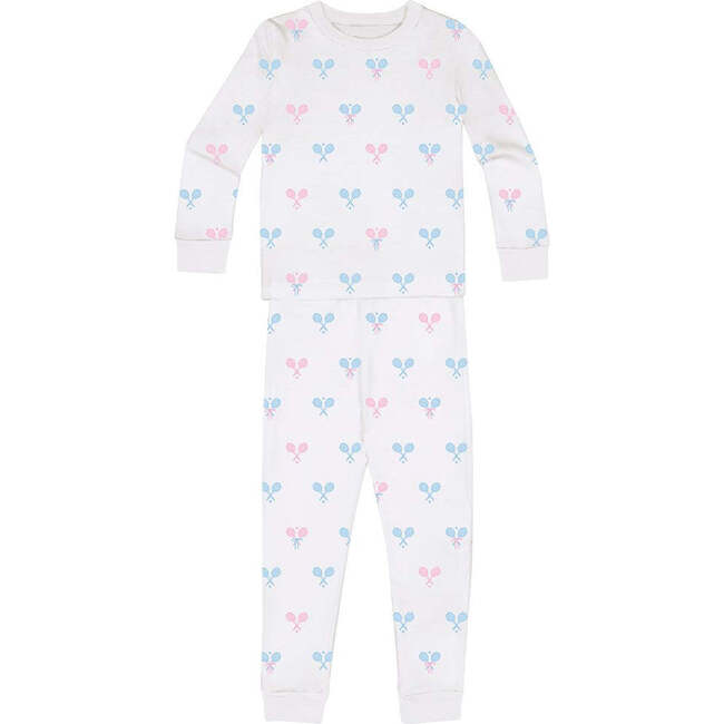 Kids Tennis Bow Long PJ Set - Pajamas - 1