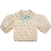 Keepsake Blouse, Blue Sprig - Blouses - 1 - thumbnail