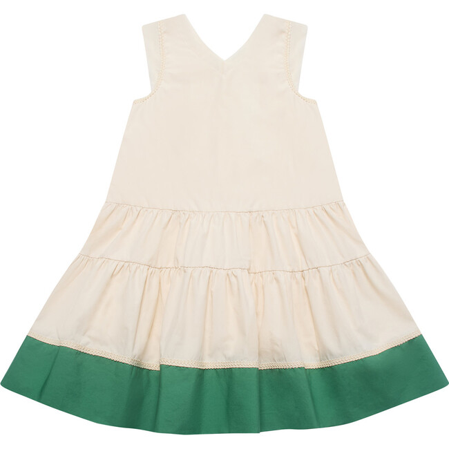 Sweep The Board Dress, Parchment