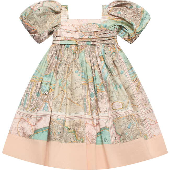 Stratosphere Dress, Old London Map