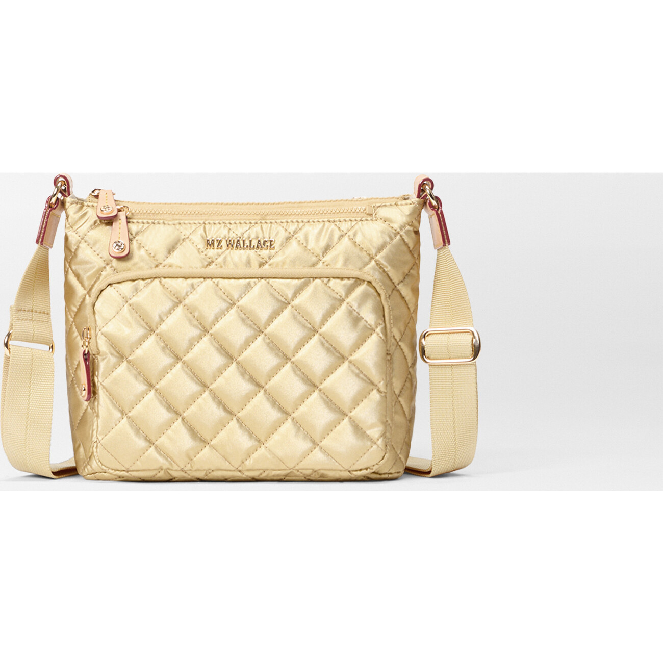Metro Scout Deluxe, Light Gold Pearl Metallic - MZ Wallace Bags
