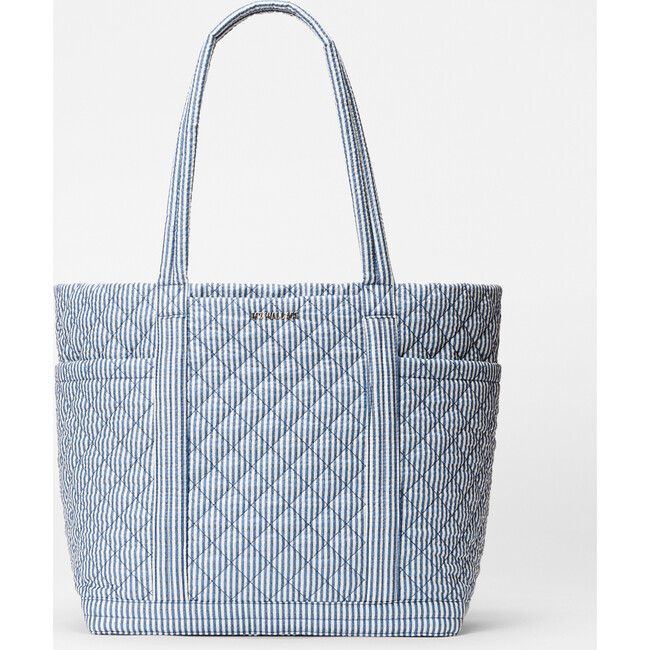 Large Empire Tote, Seersucker