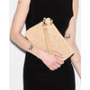 Crochet Clutch, Camel - Bags - 3