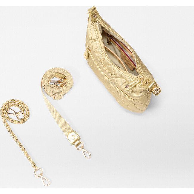 Mini Crosby Sienna, Light Gold Pearl Metallic - Bags - 2