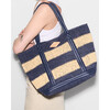 Medium Crochet Tote, Dawn/Natural Stripe - Bags - 3