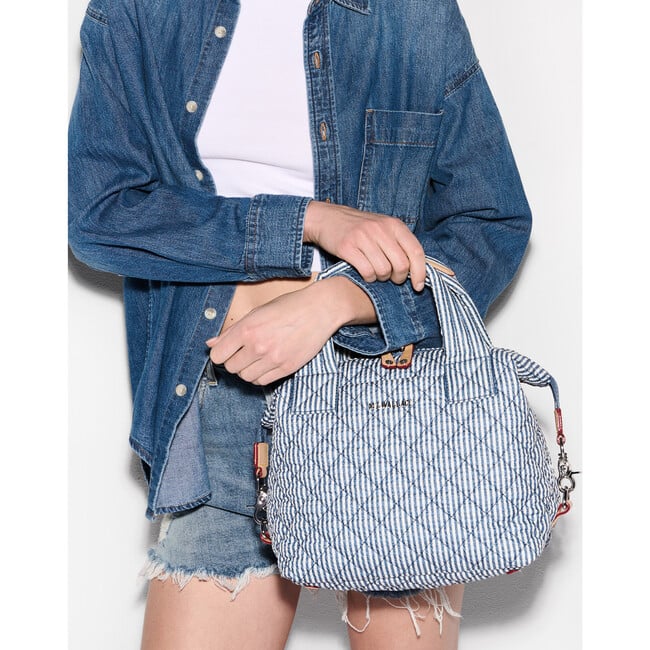Small Sutton Deluxe, Seersucker - Bags - 2