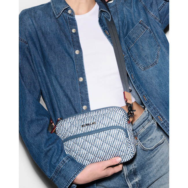 Small Metro Camera Bag, Seersucker - Bags - 2