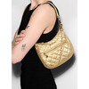 Mini Crosby Sienna, Light Gold Pearl Metallic - Bags - 3