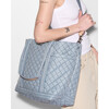 Large Empire Tote, Seersucker - Bags - 3