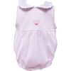 Bow Tennis Bubble Romper, Pink - Rompers - 2
