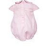 Elena Pique Bubble Romper - Pink, Pink - Rompers - 2