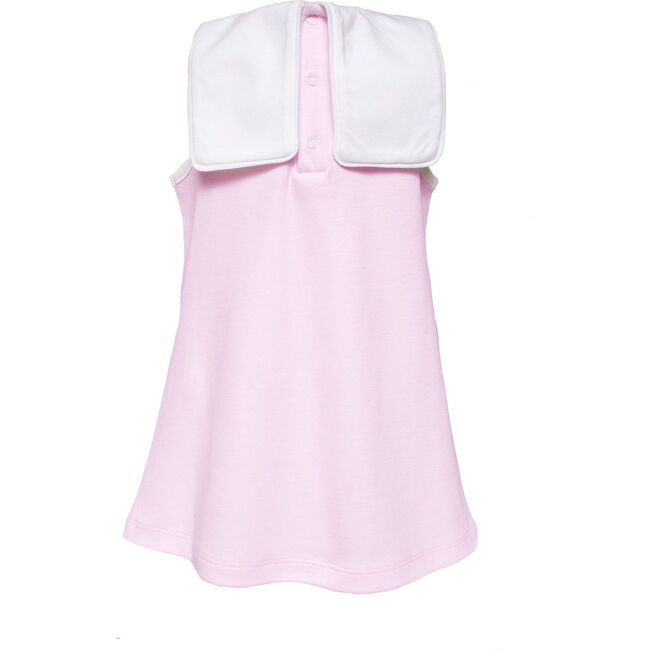 Pima Nautical Dress, Pink - Dresses - 3
