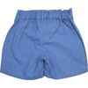 Blue Linen Shorts, Blue - Shorts - 3