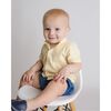 Blue Linen Diaper Cover, Blue - Pants - 2