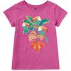 Toucan Tree Graphic Tee, Mulberry - T-Shirts - 1 - thumbnail