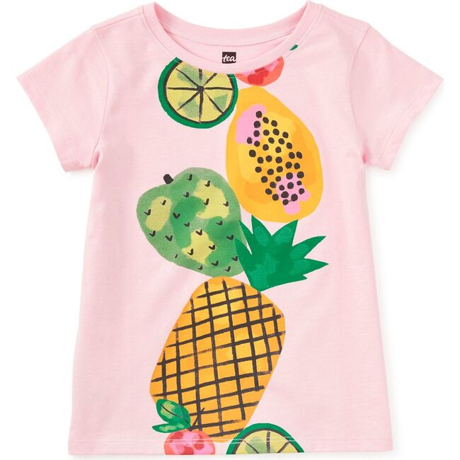 Stacked Fruit Graphic Tee, PINK LADY