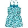 Smocked Strappy Romper, Watercolor Starfish - Rompers - 2