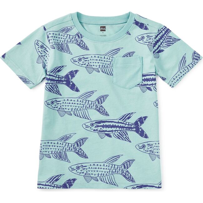Printed Pocket Tee, Brazilian Killifish