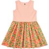 Print Mix Tank Skirted Dress, Toucan in Banana Palm - Dresses - 1 - thumbnail