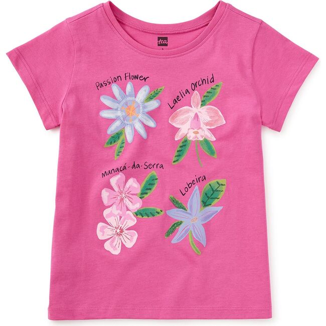 Orchid Discovery Graphic Tee, Carousel Pink