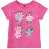 Orchid Discovery Graphic Tee, Carousel Pink - T-Shirts - 1 - thumbnail