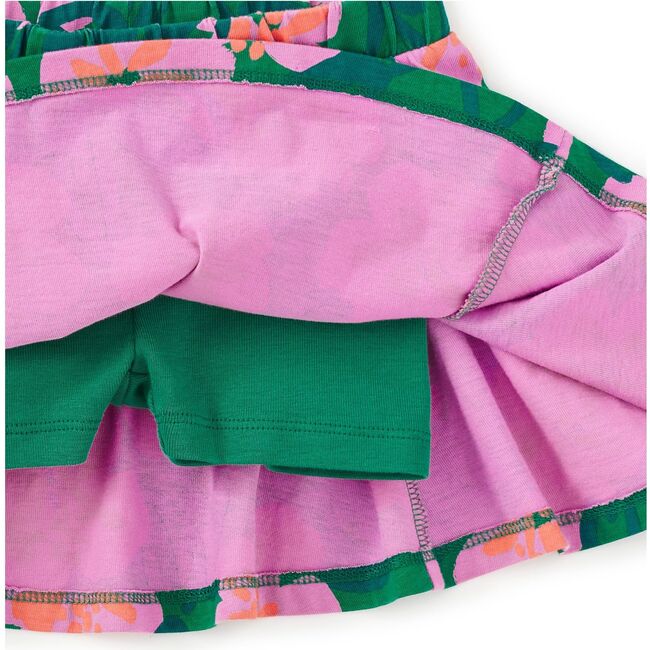 Twirl Skort, Bold Hibiscus - Skirts - 4