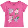 Orchid Discovery Graphic Tee, Carousel Pink - T-Shirts - 2