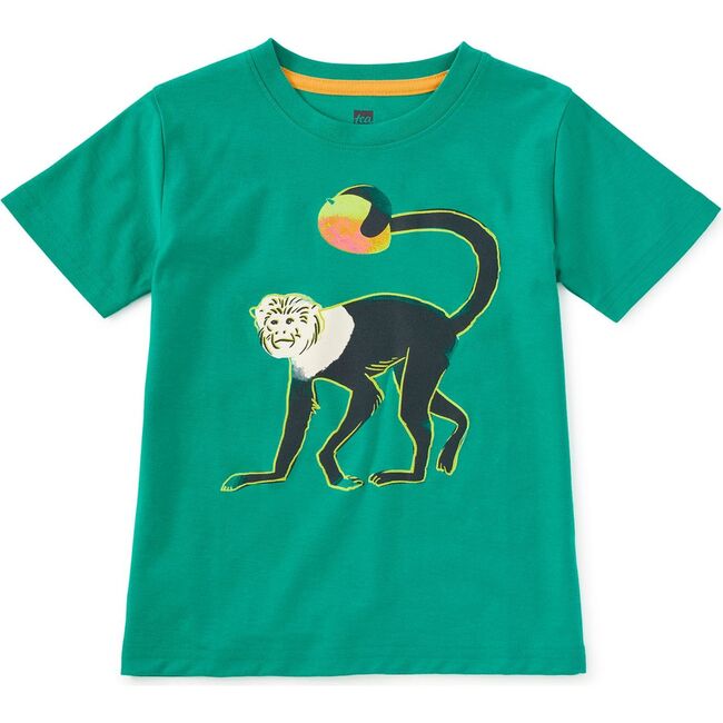 Monkey and Mango Graphic Tee, Viridis