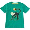 Monkey and Mango Graphic Tee, Viridis - T-Shirts - 1 - thumbnail