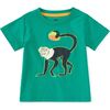 Monkey and Mango Graphic Tee, Viridis - T-Shirts - 2