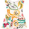 Flutter Sleeve Pocket Dress, Painted Tropical Fruit - Dresses - 2