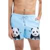 The Panda Party, Blue, Swim Trunks - Swim Trunks - 1 - thumbnail
