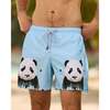 The Panda Party, Blue, Swim Trunks - Swim Trunks - 2