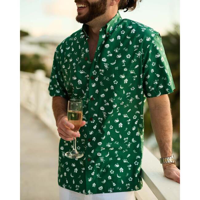 The Monkey Business, Short Sleeve Slim Fit Shirt - Shirts - 4