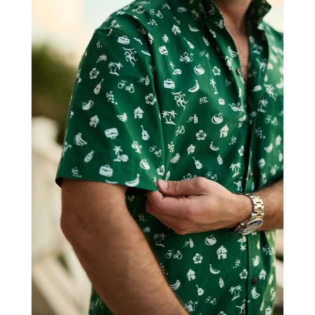 The Monkey Business, Short Sleeve Slim Fit Shirt - Shirts - 5