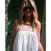 The Greek Isles, Bougainvillea Embroidered Maxi Cotton Dress - Dresses - 2