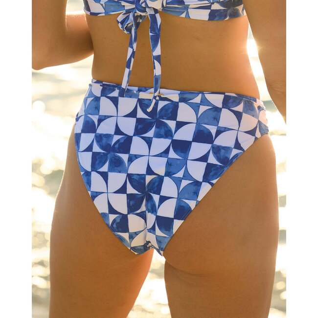 The Greece, Gold Ring Banded Sporty Bikini Bottom - Two Pieces - 3