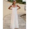 The Greek Isles, Bougainvillea Embroidered Maxi Cotton Dress - Dresses - 6