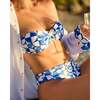 The Greece, Gold Ring Bandeau Bikini Top - Two Pieces - 5