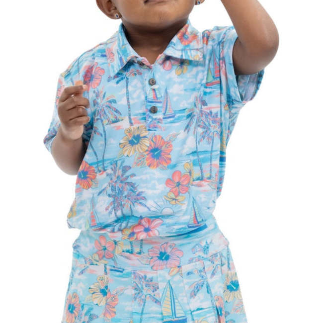 The BVIs, Unisex Kids Golf Shirt - Polo Shirts - 2