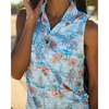 The BVIs, Ladies Sleeveless Golf Polo - Polo Shirts - 2