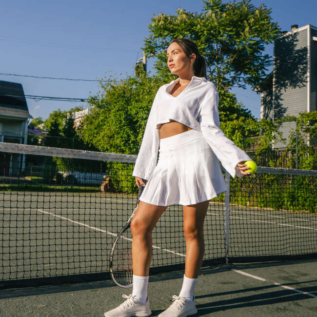 The Classic White, Ladies Country Club Skort - Skirts - 6