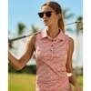 The Azaleas, Sunset Ladies Sleeveless Golf Polo - Polo Shirts - 3