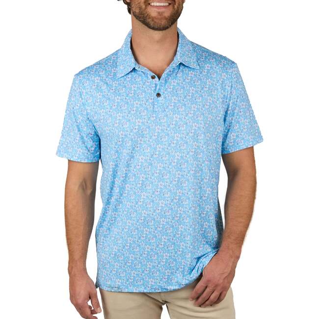 The Azaleas, Sky Blue Golf Shirt