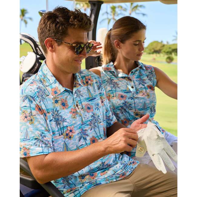 The BVIs, Ladies Sleeveless Golf Polo - Polo Shirts - 4