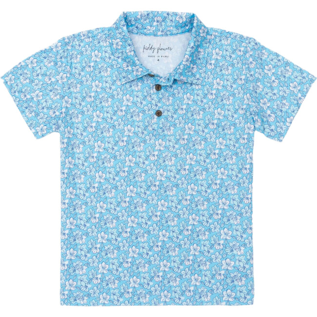 The Azaleas, Sky Blue Unisex Kids Golf Shirt