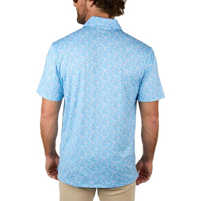 The Azaleas, Sky Blue Golf Shirt - Polo Shirts - 4