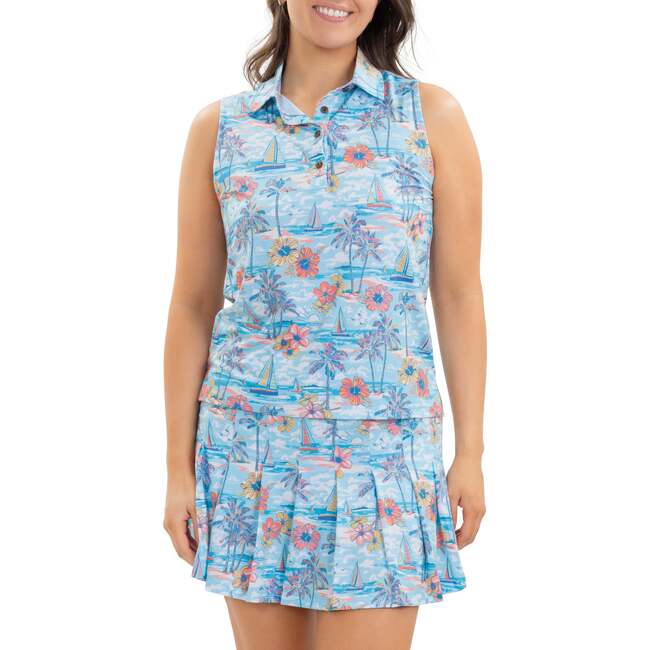 The BVIs, Ladies Sleeveless Golf Polo - Polo Shirts - 7