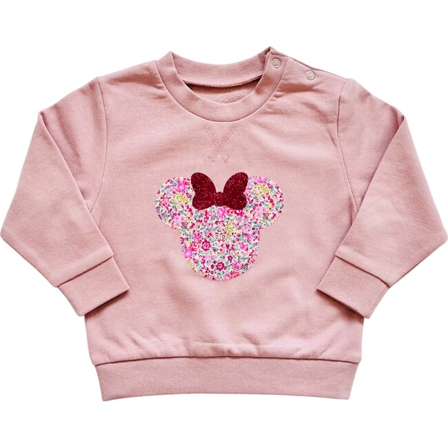 Liberty of London Minnie Mouse Children's Jumper, Pink