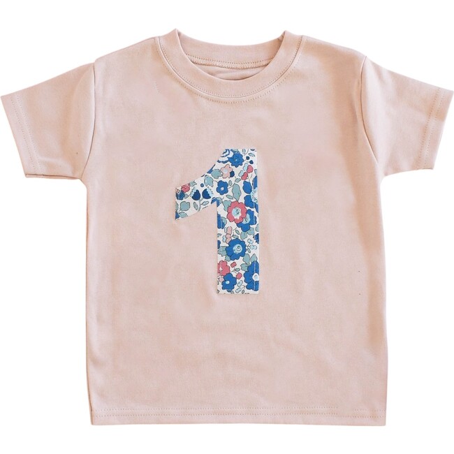 Liberty of London Childrens Birthday Short Sleeve T-Shirt, Blush